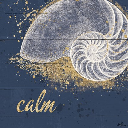 Framed Calm Seas IX Print