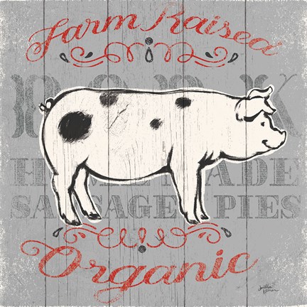 Framed Farmers Market XI Print