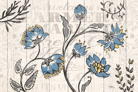 Framed Blooming Season III Print