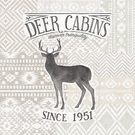 Framed Soft Lodge III Print