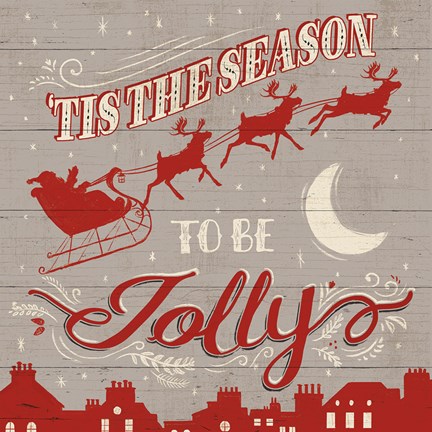 Framed Holiday in the Woods II Print