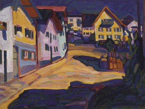 Framed Murnau Burggrabenstrasse, 1908 Print