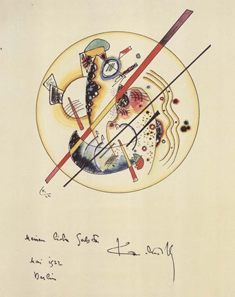 Framed Aquarelle aus Dem, 1922 Print