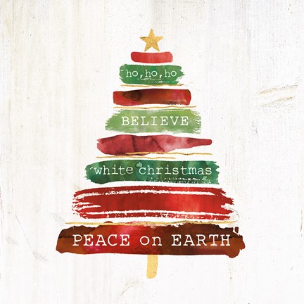 Framed Tree Trimming IV on White Wood Print