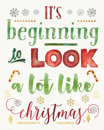 Framed Joyful Wishes I Print