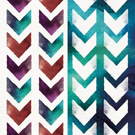 Framed Lost in Words Mixed Pattern II Print