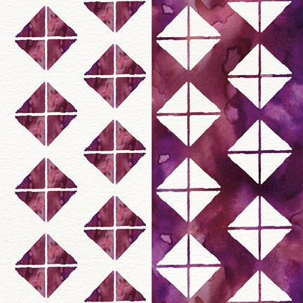 Framed Lost in Words Mixed Pattern I Print