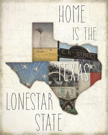 Framed InstaStates III Print