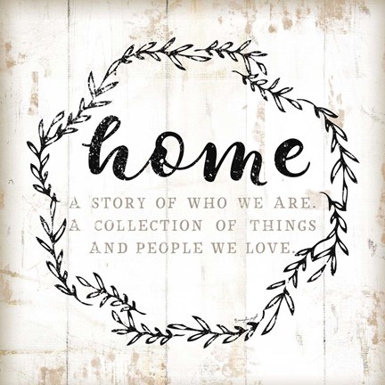 Framed Home - A Story of Where We Are Print