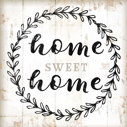 Framed Home Sweet Home Print