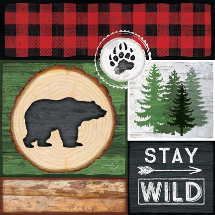 Framed Stay Wild Print