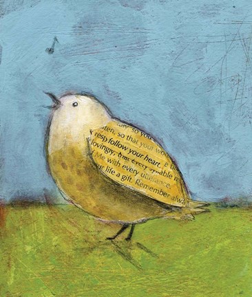 Framed Follow Your Heart Print