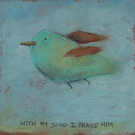 Framed Praise Him Print