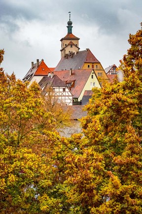 Framed Fall Colors of Rothenburg III Print