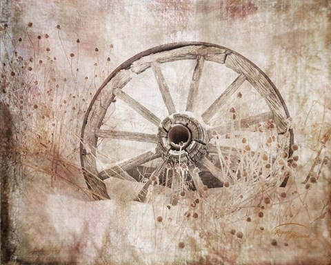 Framed Wagonwheel Print