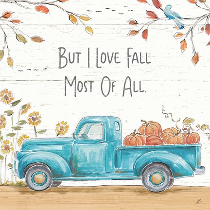 Framed Fall Market IV Print