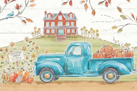 Framed Fall Market II Print