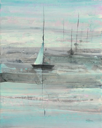 Framed Ice Sailing Print