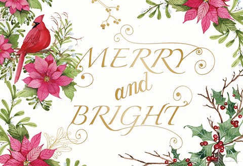 Framed Holiday Happiness VIII Print