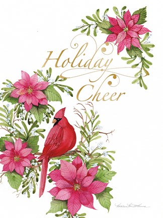 Framed Holiday Happiness V Print