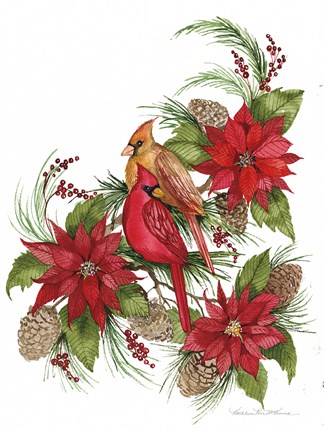 Framed Holiday Happiness III Print