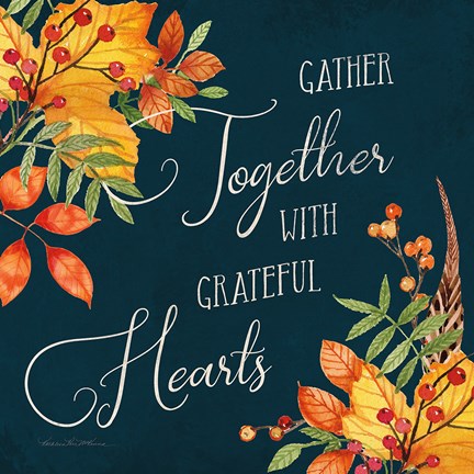 Framed Autumn Splendor V Print