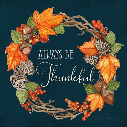 Framed Autumn Splendor III Print