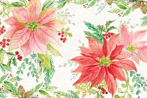 Framed Winter Blooms I Print