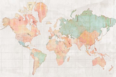 Framed Across the World v5 Print