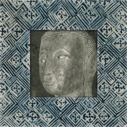 Framed Moment of Zen II Batik Print