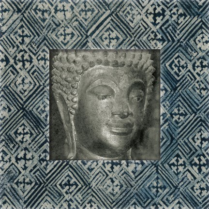 Framed Moment of Zen I Batik Print