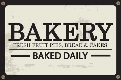 Framed Bakery Print