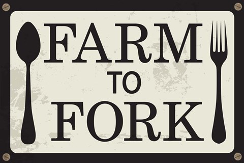 Framed Farm to Fork Print