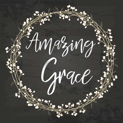 Framed Amazing Grace Print