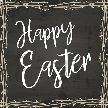 Framed Happy Easter Print