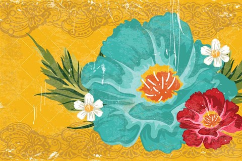 Framed Floral II Print