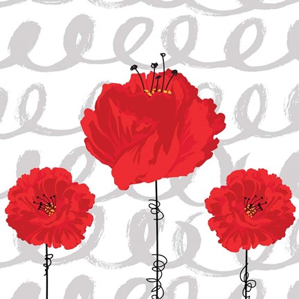 Framed Poppy II Print