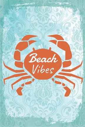 Framed Beach Vibes Print