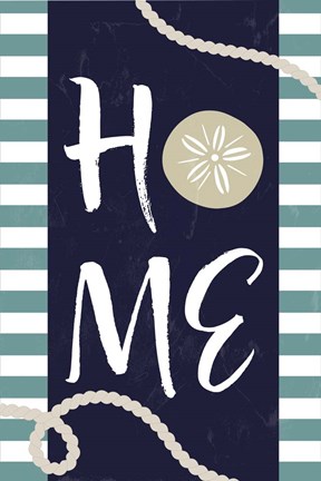 Framed Coastal Home Print