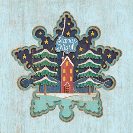 Framed Starry Night Print