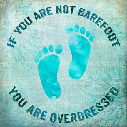 Framed Nautical V Print