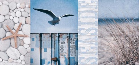 Framed Seaside I Print