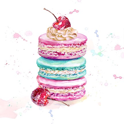 Framed Macaroons Print
