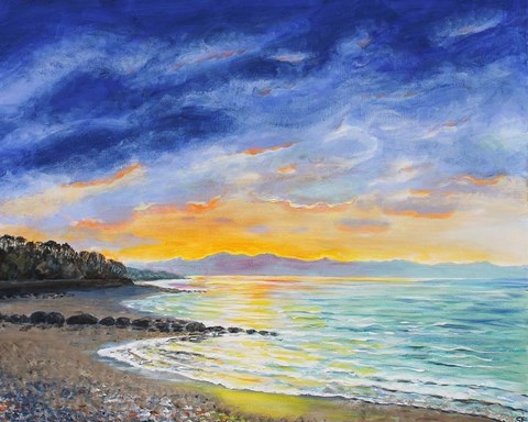 Framed Sun Down Print