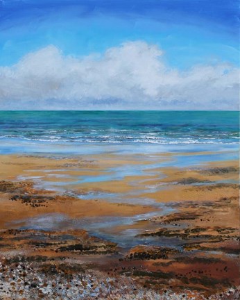 Framed Beach Textures Print