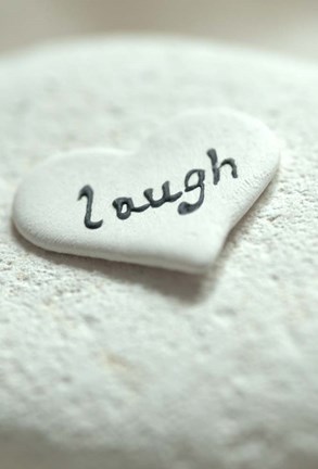 Framed Laugh Pebble - Still Life Print