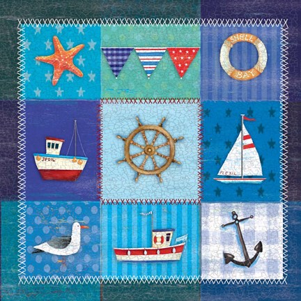 Framed Nautical II Print