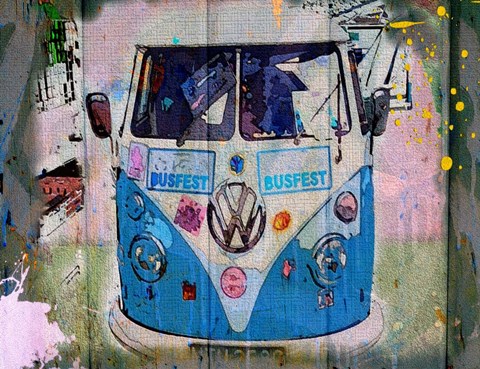 Framed Busfest Print