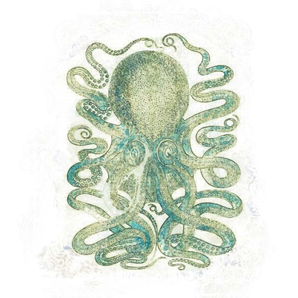 Framed Aquatic V Print