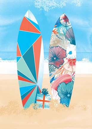 Framed Surf Time Print